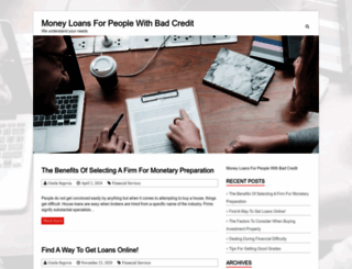 moneyloansforpeoplewithbadcredit999.com screenshot