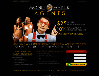 moneymakeragents.com screenshot