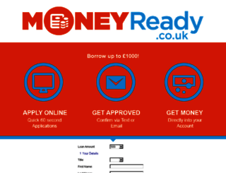 moneyready.co.uk screenshot