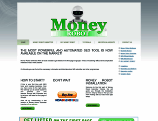 moneyrobotsoftware.com screenshot