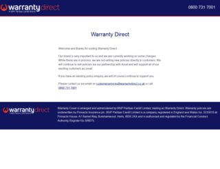 moneysupermarket.warrantydirect.co.uk screenshot