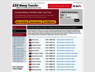 moneytransfer.co.uk screenshot