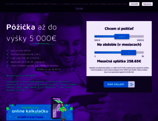 moneytupozicka.sk screenshot
