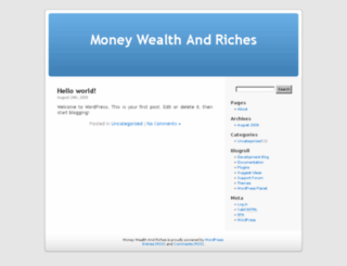 moneywealthandriches.com screenshot