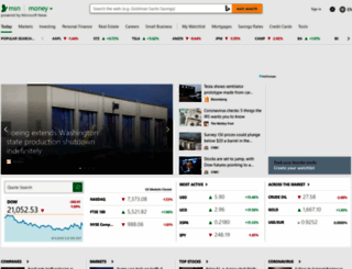 moneywebsearch.msn.com screenshot
