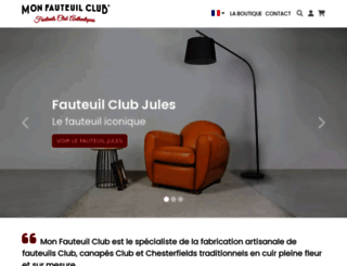monfauteuilclub.com screenshot