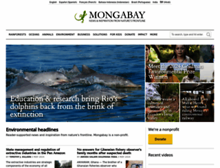 mongabay.com screenshot