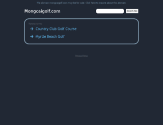 mongcaigolf.com screenshot