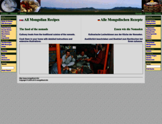 mongolfood.info screenshot