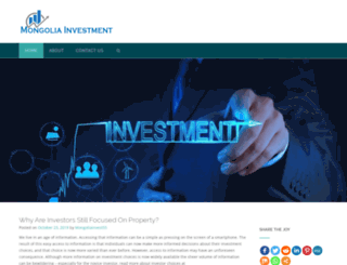 mongolia-investment.com screenshot