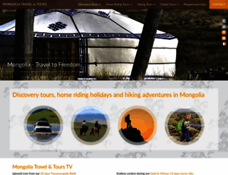 mongolia-travel-and-tours.com screenshot
