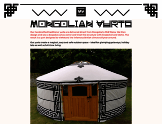 mongolianyurts.co.uk screenshot