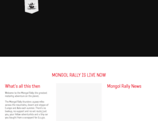 mongolrally11.theadventurists.com screenshot