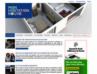 monhabitationneuve.com screenshot