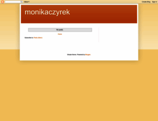 monikaczyrek.blogspot.ie screenshot