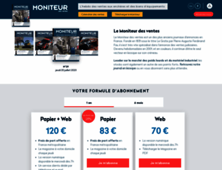 moniteur.net screenshot