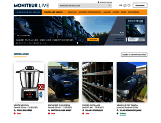 moniteurlive.com screenshot
