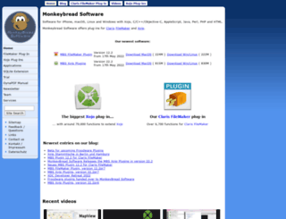 monkeybreadsoftware.eu screenshot
