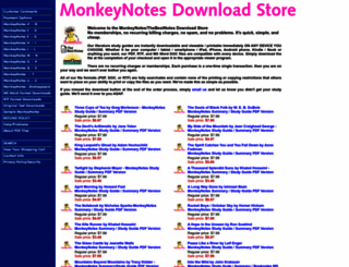 monkeynote.stores.yahoo.net screenshot