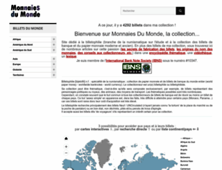 monnaiesdumonde.net screenshot