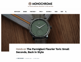 monochrome-watches.com screenshot