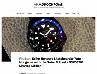 monochromewatches.com screenshot