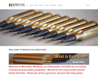 monolithicmunitions.com screenshot