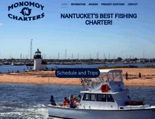 monomoycharters.com screenshot