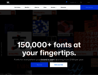 monotypefonts.com screenshot
