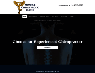 monroechiroclinic.com screenshot