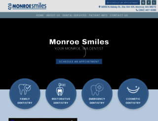 monroesmiles.net screenshot