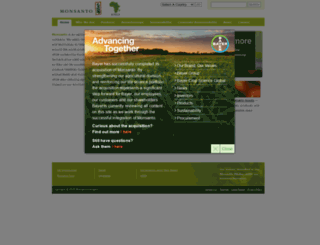 monsantoafrica.com screenshot