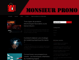 monsieur-promo.com screenshot