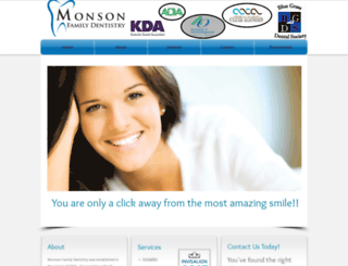 monsonfamilydentistry.com screenshot