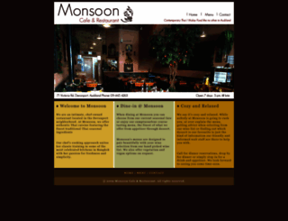monsoonthai.co.nz screenshot