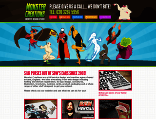 monster-creations.com screenshot