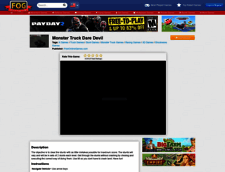 monster-truck-dare-devil.freeonlinegames.com screenshot