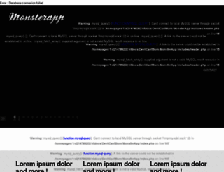 monsterapp.devilcantburn.com screenshot