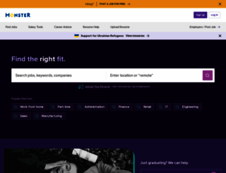 monsterboard.com screenshot
