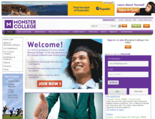 monstercollege.com screenshot