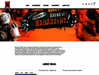 monsterfightclub.com screenshot