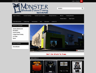 monsterframing.com screenshot
