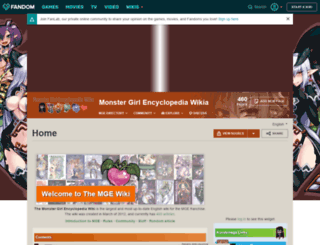 monstergirlencyclopedia.wikia.com screenshot