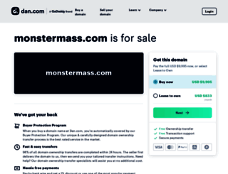 monstermass.com screenshot