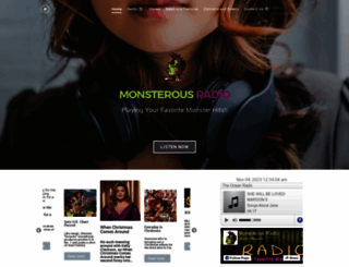 monsterousradio.com screenshot