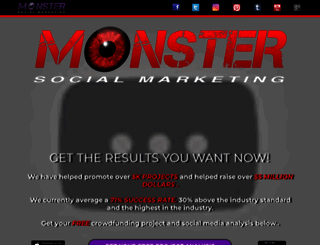 monstersocialmarketing.com screenshot