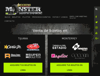 monstertrucks.com.mx screenshot
