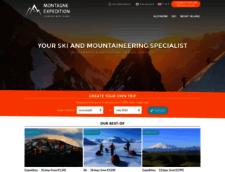 montagne-expedition.com screenshot