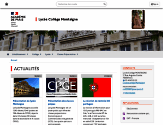montaigne-paris.fr screenshot