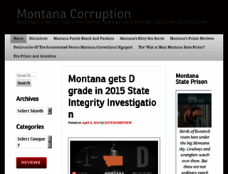 montanacorruption.wordpress.com screenshot